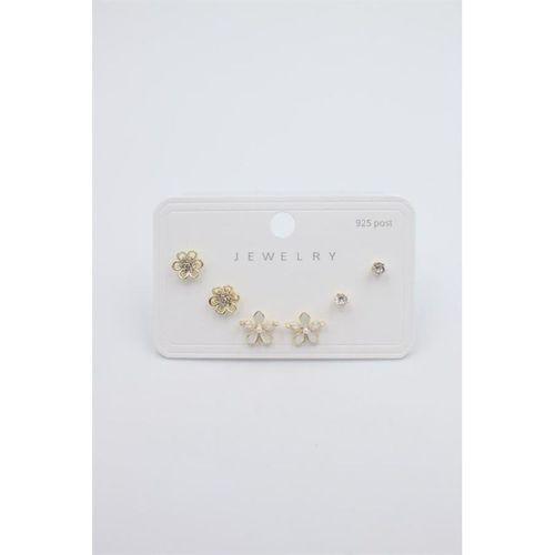 Çoklu Set Küpe - Altın