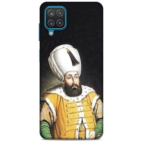 Samsung Galaxy A12 Uyumlu Kılıf Ottoman (26) Tpu Silikon Kılıf III. Mehmed