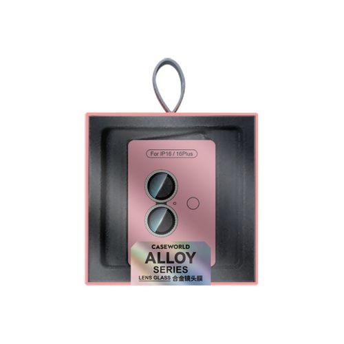 Apple iPhone 16 Plus CaseWorld Alloy Sparkling Diamond Serisi Taşlı Lens Koruyucu