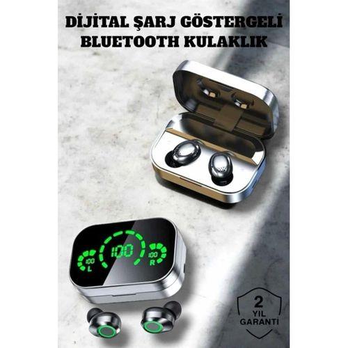 Bluetooth Kulaklık Çift Telefon Desteği Ve Suya Dayanıklı Powerbankli