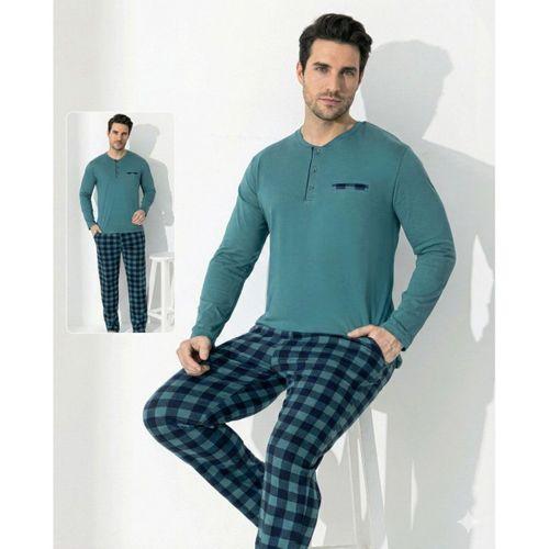 Boyraz 0689 Erkek Uzun Kol Penye Pijama Takımı