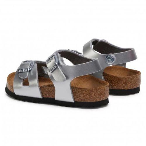 birkenstok 1019201 - ELECTRIC METALLIC SILV RIO KIDS BF OCUK TERLK