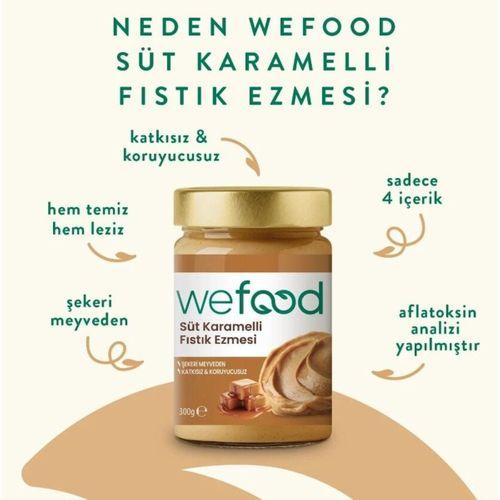Wefood Süt Karamelli Fıstık Ezmesi 300 Gr