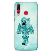 Lopard Huawei P Smart Z Uyumlu Kılıf PiXel (47) Crystal Flex Kılıf Diamond Creeper
