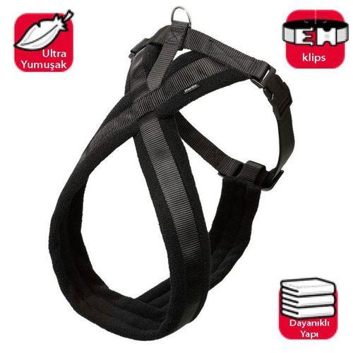 Karlıe Yumuşak Göğüs Tasma 64-80cm Siyah