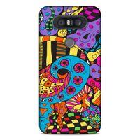 Lopard LG K41S - K51S Uyumlu Kılıf Soyut Sanat (23) Baskılı Ultra Koruma Kılıfı