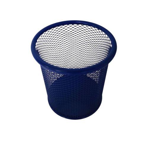 LİNEA RENKLİ YUVARLAK METAL FİLELİ KALEMLİK ( LACİVERT )