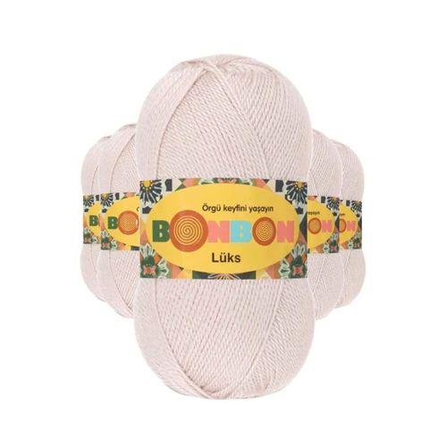 5 Adet Lüks Patik İpi Yünü Pudra 98405 - bonbon mudanis