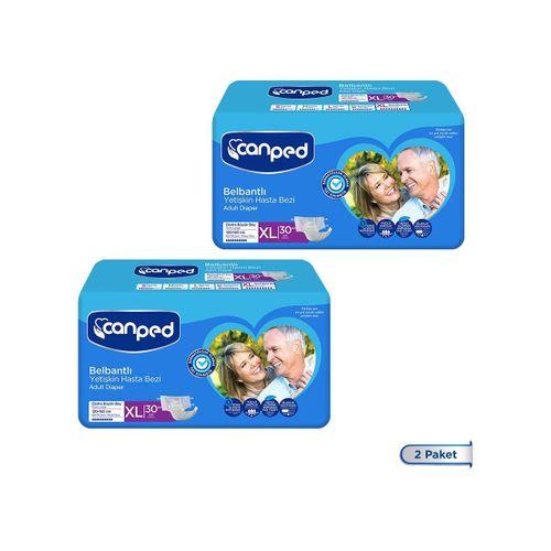 Canped Belbantlı Hasta Bezi Ekstra Büyük Boy XLarge 30'lu paket