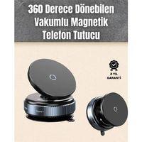 Çok Yönlü Döner Başlıklı Vakumlu Araç Telefon Standı – Sert Yollarda Stabil Kullanım