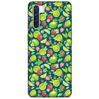 Frutix Çilek Lime  01 Oppo A91 Kılıf Desenli Silikon
