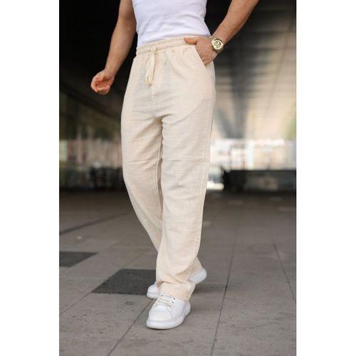 Erkek İthal Yıkamalı Keten Pantolon