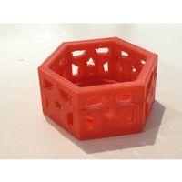 Yıldız Desenli Mum Tutucu Kapağı (Bu ürün Sadece Plastik parçadır - Almadan Önce Soru Sorabilirsiniz)