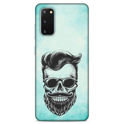 Lopard Samsung Galaxy S20 Uyumlu Kılıf Tattoo's (25) Antişok Kapak Mustache