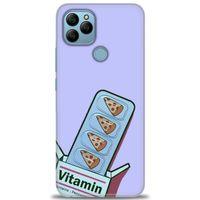 General Mobile GM 22 Kılıf HD Baskılı Kılıf - Vitamin + Tam Ekran Koruyucu