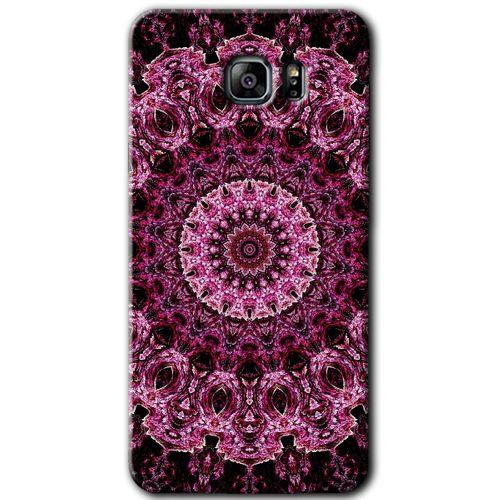 Potkal Hediye Fabrikası Samsung Galaxy Note 5 Kılıf HD Desen Baskılı Arka Kapak - Mandala Patterns Kaleidoscope