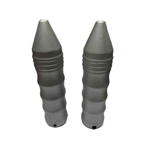 SEVGENT 4 Parmak Mat Gri Sivri Elcik Plastik