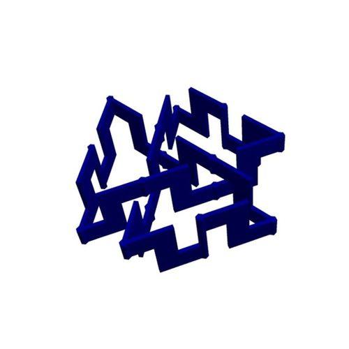 Silindirik Trefoil Düğüm Modeli (Bu ürün Sadece Plastik parçadır - Almadan Önce Soru Sorabilirsiniz)