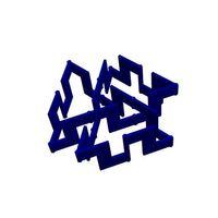 Silindirik Trefoil Düğüm Modeli (Bu ürün Sadece Plastik parçadır - Almadan Önce Soru Sorabilirsiniz)