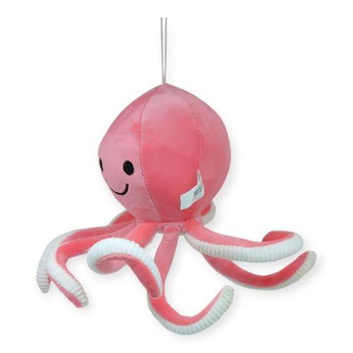 Peluş Sevimli Ahtapot 30 cm - Pembe