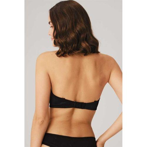 Kadın Balenli Desteksiz Dolgusuz Askısız Straplez Yumuşak Süngerli Günlük Klasik T-shirt Sütyeni