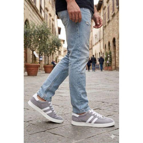 Hammerjack Bachata Gri Süet Erkek Günlük Ayakkabı