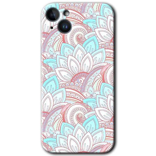Potkal Hediye Fabrikası iPhone 14 Kılıf HD Desen Baskılı Arka Kapak - Çin Mandala 1