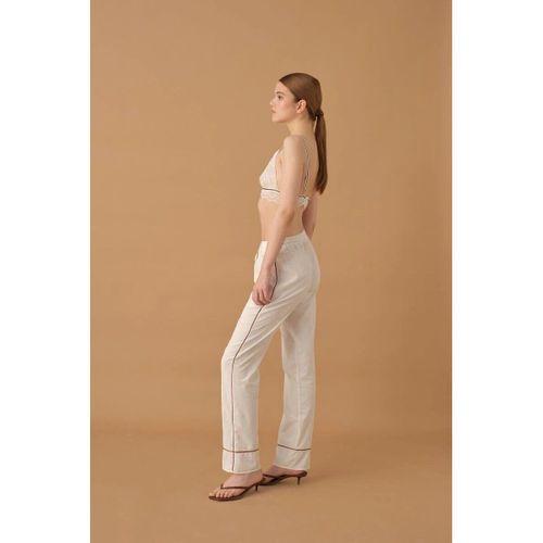 Pierre Cardin 25235 Kadın 3'lü Braletli Biyeli Pijama Takım