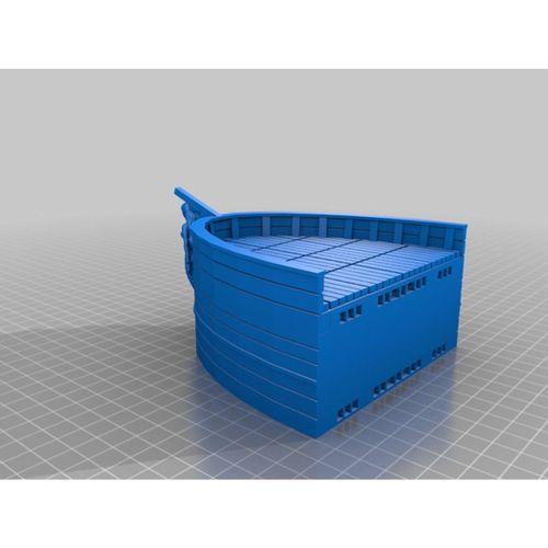 Birleşik Openforge 28mm Bot Karoları Gemi Önü Ekli Figür 3D Baskı (Bu ürün Sadece Plastik parçadır - Almadan Önce Soru Sorabilirsiniz)