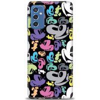 Samsung Galaxy M52 5G Kılıf HD Baskılı Kılıf - Renkli Mouse + Tam Ekran Koruyucu