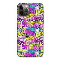 Graffitix (11) Desenli Silikon Kapak Apple iPhone 12 Pro Kılıf