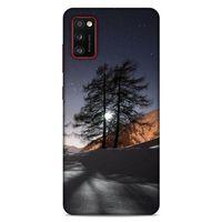 Lopard Samsung Galaxy A41 Uyumlu Kılıf Gece'S (48) Bumper Kılıf Kış Manzara