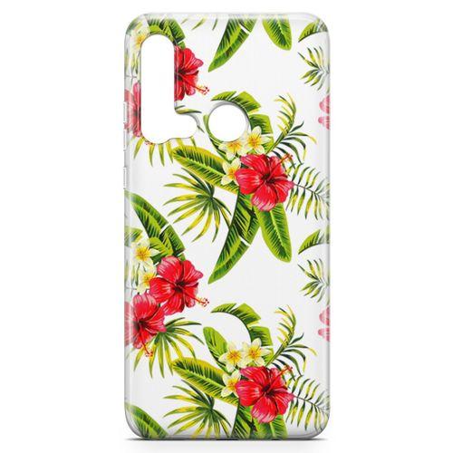 Huawei P20 Lite 2019 Kılıf Bodrum Çiçekleri Arka Kapak Koruma Desenli Full Koruyucu