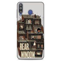 Lopard Samsung Galaxy M30 Uyumlu Kılıf IMDB Film (49) Ultra Silikon Kılıf Arka Pencere