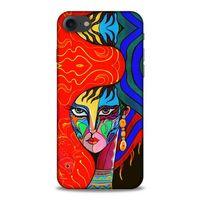 Lopard Apple Iphone 8 Uyumlu Kılıf Sürreal Yüzler ♀ (10) Full Koruma Kılıfı Desenli