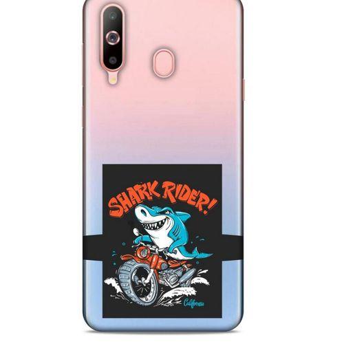 Zoologix (59) Samsung Galaxy A60 Şeffaf Kılıf Silikon Desenli