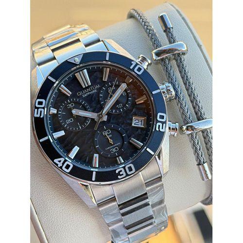 Quantum Sapphire Cam İtalyan Bileklikli 10 Atm Suya Dayanıklı 2 Yıl Garantili Erkek Kol Saati 99.390