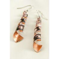 Silindir Bakır Küpe