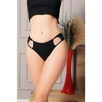 Siyah Bel Kısmı Dantelli Külot