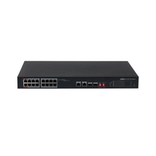 DAHUA PFS3218-16ET-135 16 PORT 16XFE-2XGE-2XGE/SFP 135W YÖNETİLEMEZ POE SWİTCH