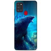 Samsung Galaxy A21s Kılıf Dragons (33) Hybrid Kılıf Godzilla