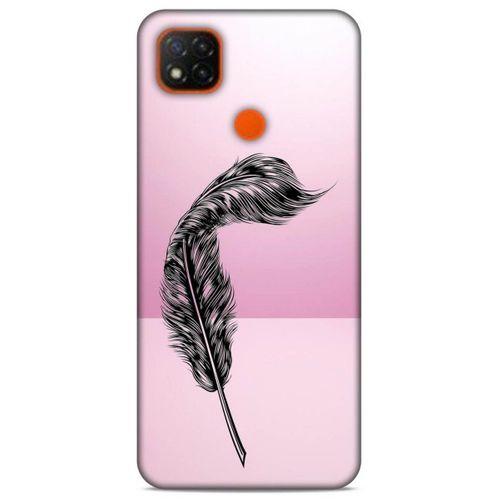 Lopard Xiaomi Redmi 9C Uyumlu Kılıf Tattoo's (29) Arka Koruma Kılıfı Tüy Dövmesi