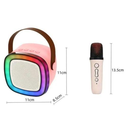 Taşınabilir Bluetooth Karaoke Hoparlör Kablosuz Mikrofon