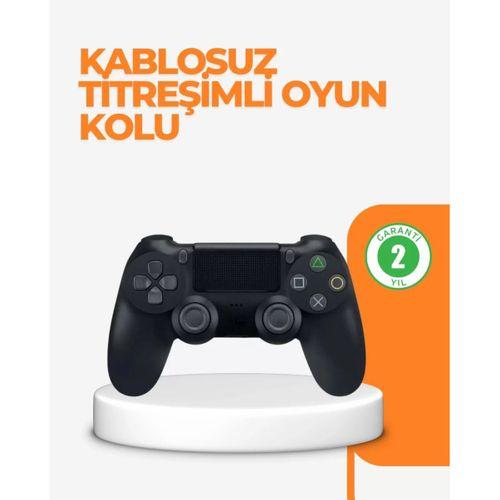 Ps4 Uyumlu Kablosuz Oyun Kolu – Titreşimli, Şarjlı Ve Ergonomik