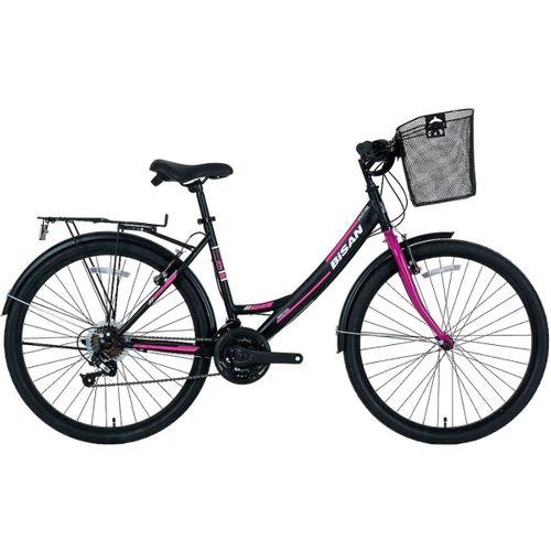 Bisan Mabella 26 Jant Şehir Bisikleti Mat Siyah-Mor