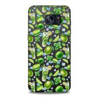 Frutix Lime 01 Samsung Galaxy S7 Edge Kılıf Desenli Silikon