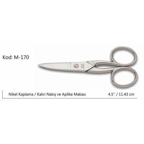 Europe Kalın Nakış Makası Süper Kalite No:4.5 11,43 Cm