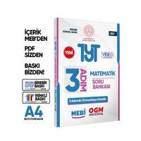 2027 TYT MEBİ-OGM 3 ADIM Matematik Soru Bankası RENKLİ A4 Boyut Video Çözüm BASKI ÜCRETİ