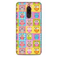 Baykuşlar (35) Desenli Silikon Kapak Telefon Kabı Xiaomi Redmi 8 Kılıf