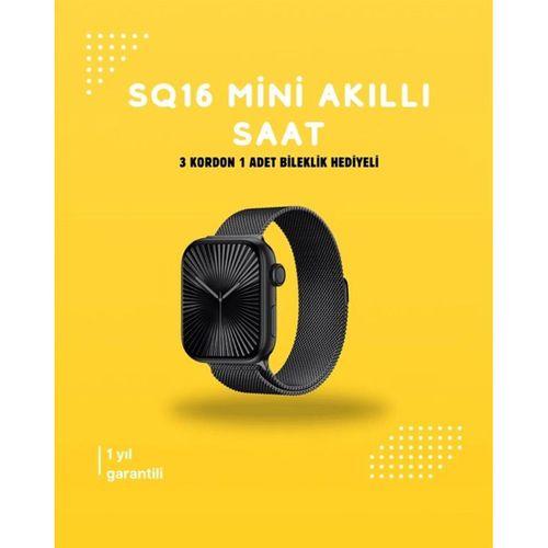 Akıllı Saat SQ-16 Mini Series 10 | Unisex Tasarım, Sağlık Ve Spor Takibi